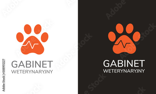 Simple logo for vet