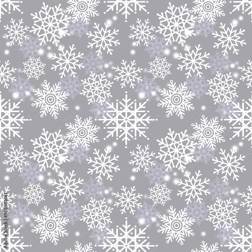 Christmas background watercolour with snowflakes. Winter seamless pattern for Christmas textile, paper and wrapping. Christmas background watercolour with snowflakes. Winter seamless pattern for Christmas textile, paper and wrapping.