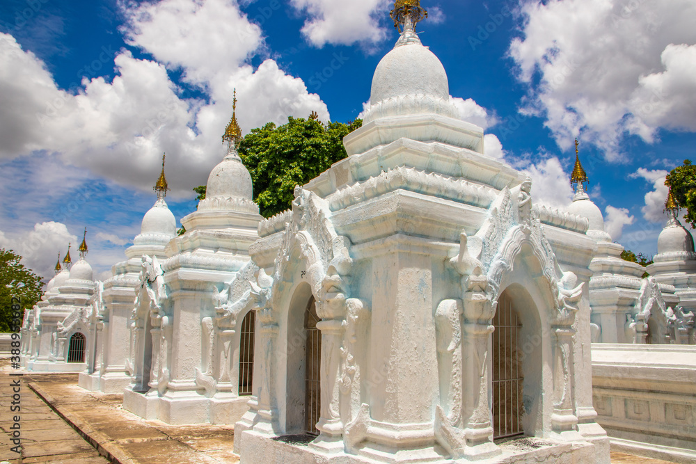 Kuthodaw pagoda in Mandalay Myanmar earlier Burma Kuthodaw pagoda in Mandalay Myanmar earlier Burma