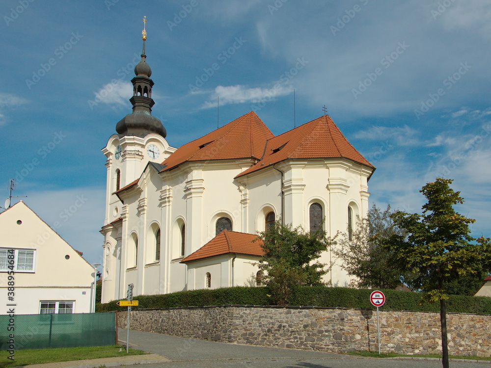 Church of St Georg in Cernosin,Plzen Region,Czech Republic,Europe
