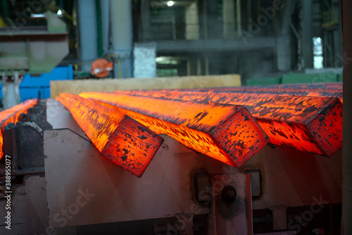Quadro su tela Steel production in electric furnaces