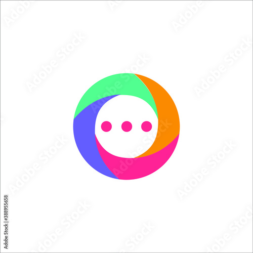 illustration logo q icon vector