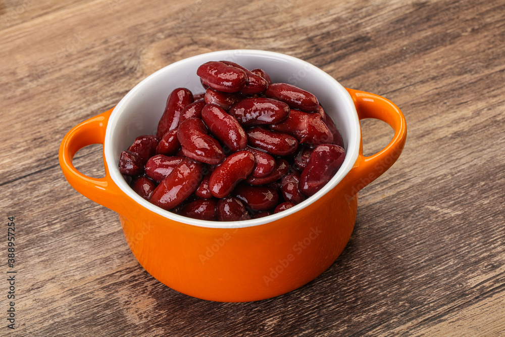 Canned red Kidney in the bowl Canned red Kidney in the bowl