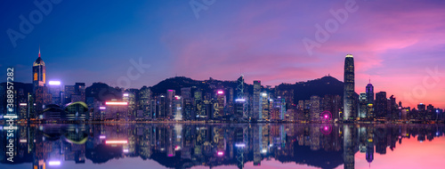 Photography Cityscape at Victoria Harbour in Hong Kong
