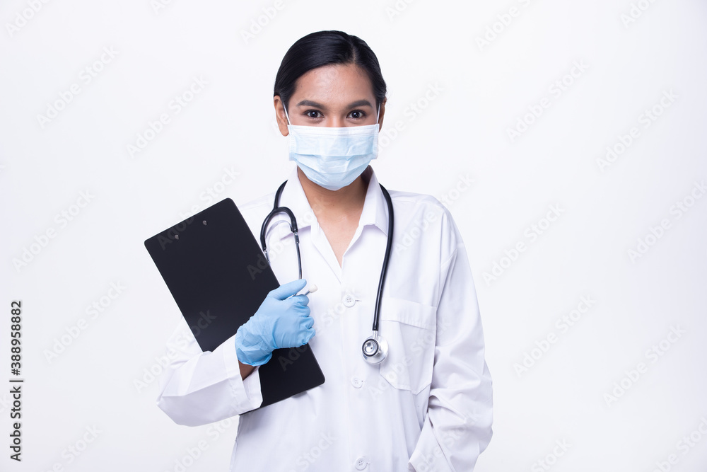 Profile Woman wear Doctor White uniform pants skirt and shoes Profile Woman wear Doctor White uniform pants skirt and shoes