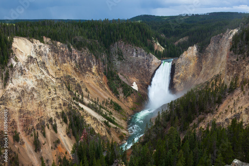 Lower Falls on the Yellowstone River