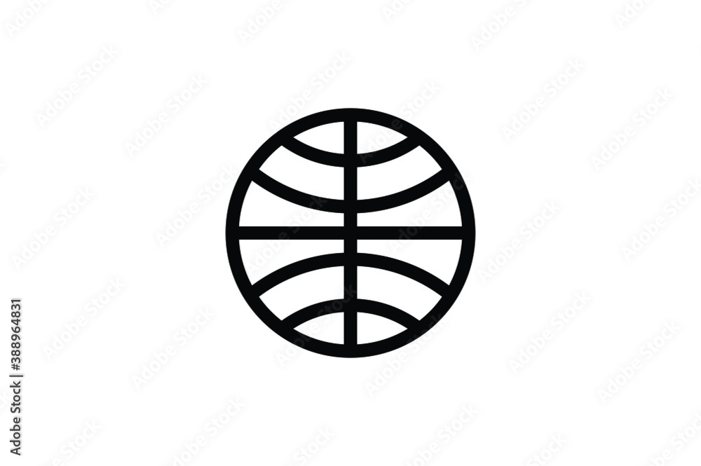 Sport Equipment Icon - Basketball Sport Equipment Icon - Basketball