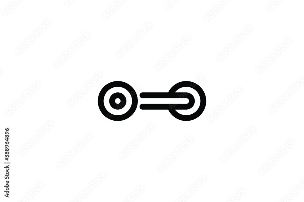 Sport Equipment Icon - Barbells Sport Equipment Icon - Barbells