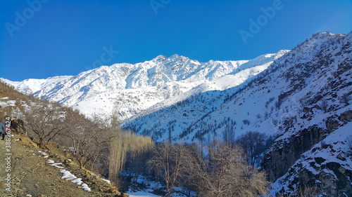 snowy mountains, winter season, white landscape, cold weather and nature 