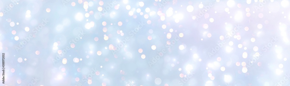 abstract blue  light background - Christmas Winter Background Banner - obrazy, fototapety, plakaty 