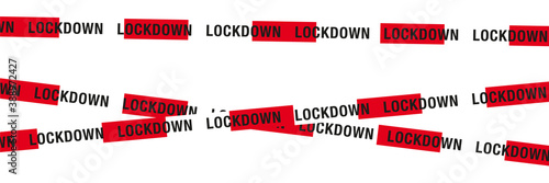 lockdown absperrband