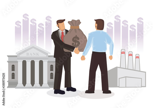 Business loan from a factory owner.