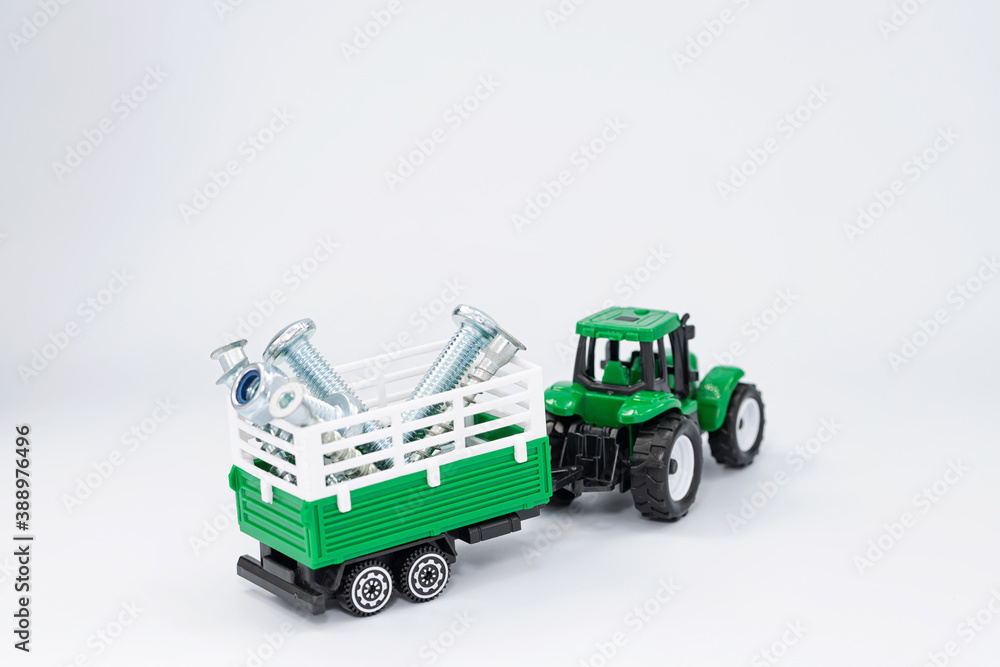 Concept: delivery of spare parts for agricultural machinery