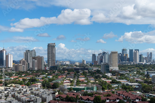 Day panoramic view of Manila, Philippines
