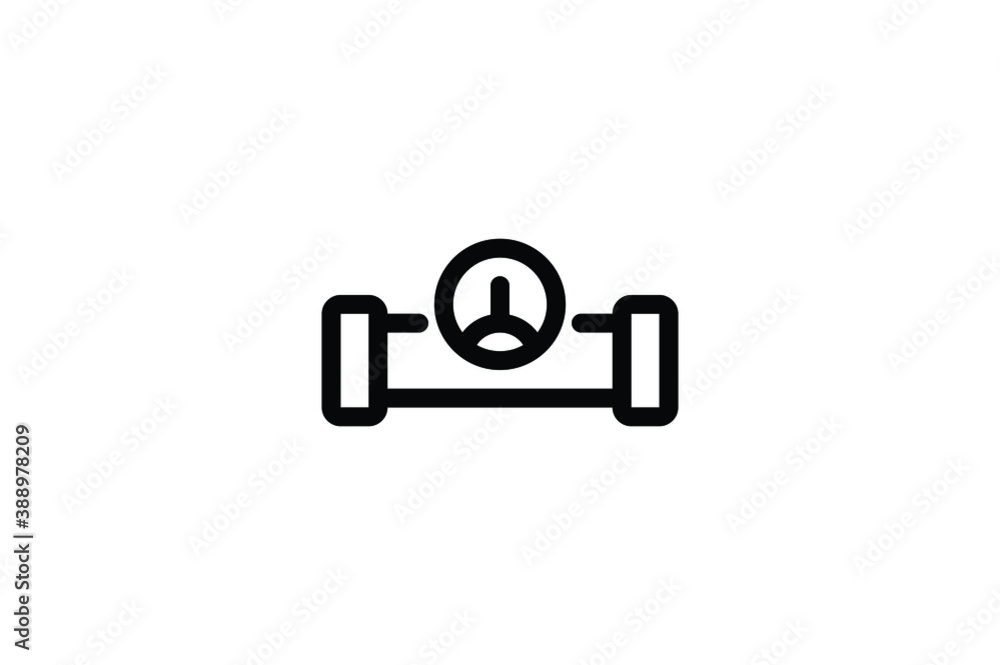 Industry Outline Icon - Pipe Pressure Industry Outline Icon - Pipe Pressure