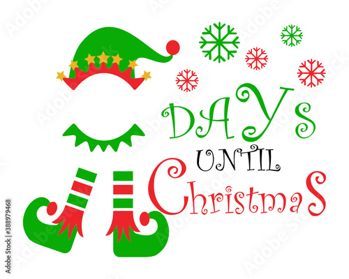 88 Best Days Until Christmas Images Stock Photos Vectors Adobe Stock