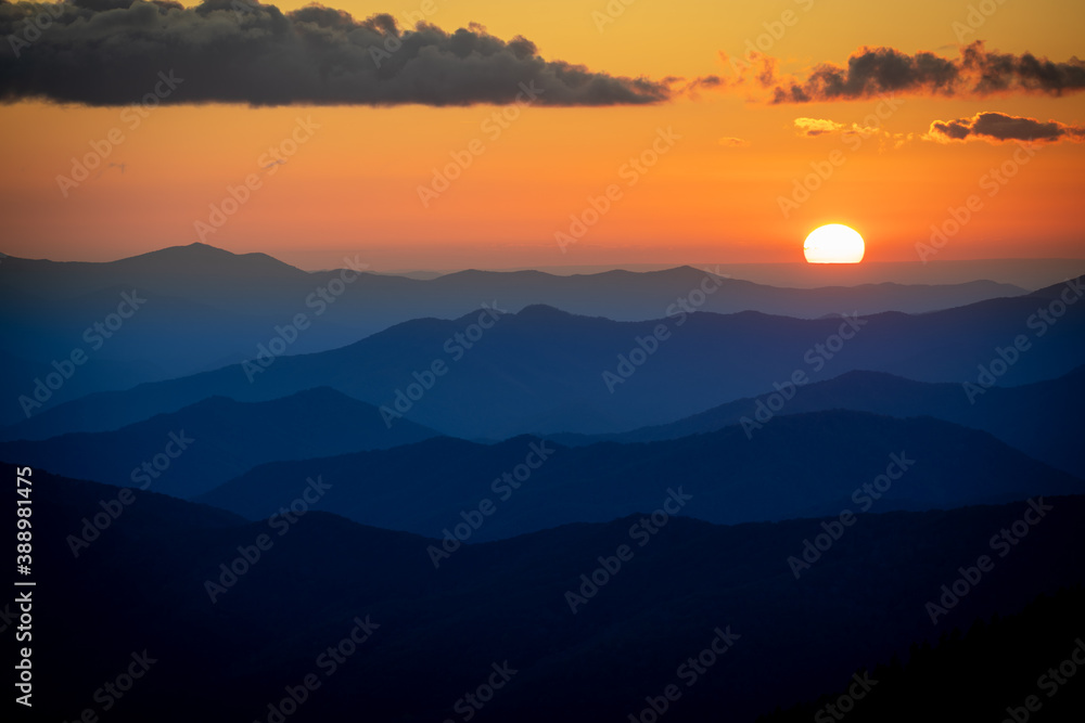 Stunning Sunset in the Smokies