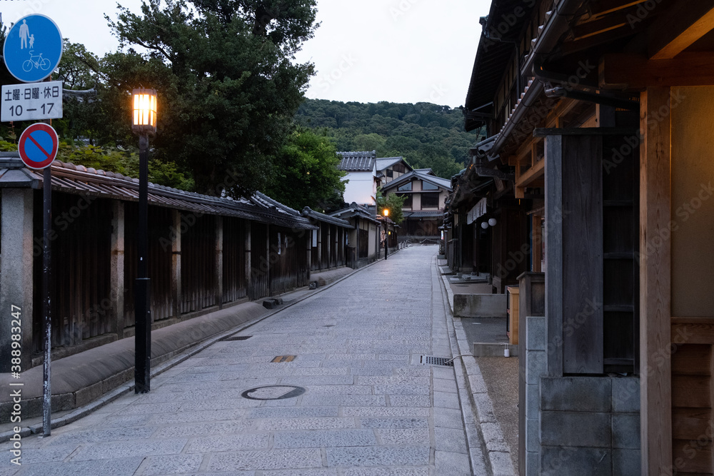 old street in Kyoto Japan