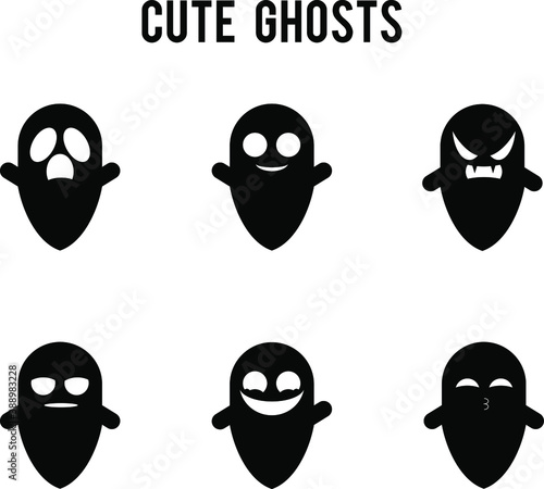 Cute ghosts
