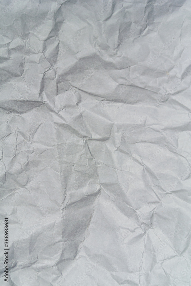 Obraz premium white crumpled paper texture background.