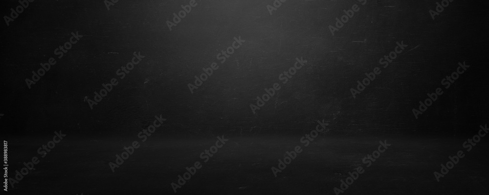 gray and black cement wall studio background, blank room and empty banner gray and black cement wall studio background, blank room and empty banner