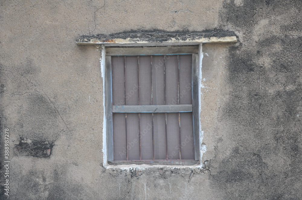 An enclosed window.