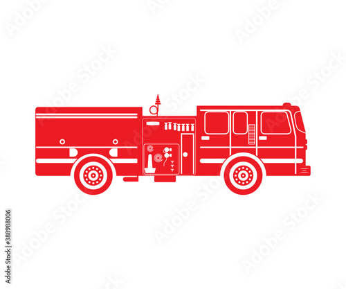 Firetruck SVG, Fire service SVG, Fire Truck, Fire Truck Vector, Fire Truck Symbol, Fire truck vector illustration