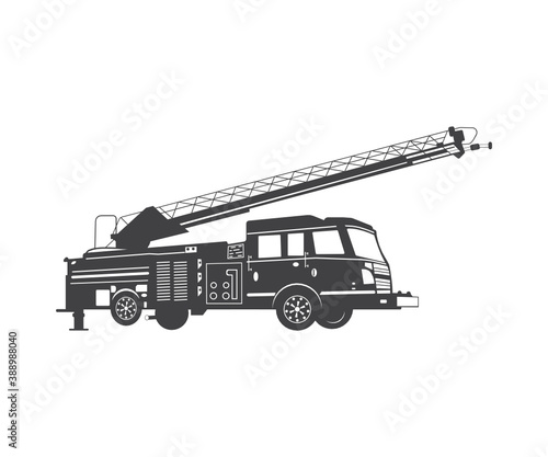 Firetruck SVG, Fire service SVG, Fire Truck, Fire Truck Vector, Fire Truck Symbol, Fire truck vector illustration