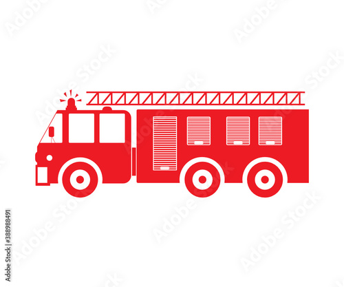 Canvas Print Firetruck SVG, Fire service SVG, Fire Truck, Fire Truck Vector, Fire Truck Symbo