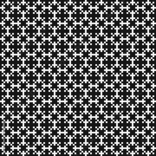 Abstract Cross Pattern Dots Logo generative computational art illustration