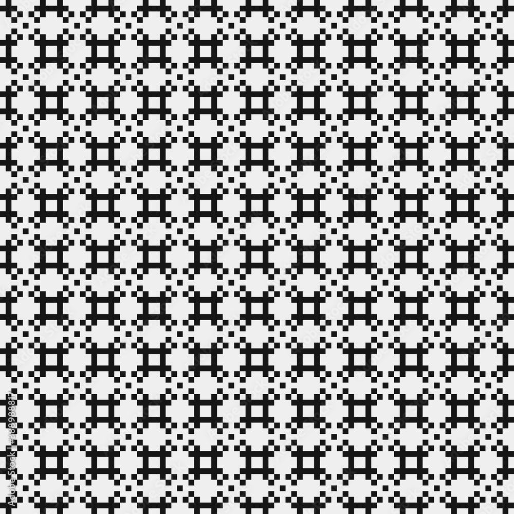 Abstract Cross Pattern Dots Logo generative computational art illustration