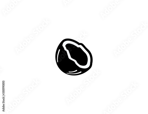 Coconut vector icon