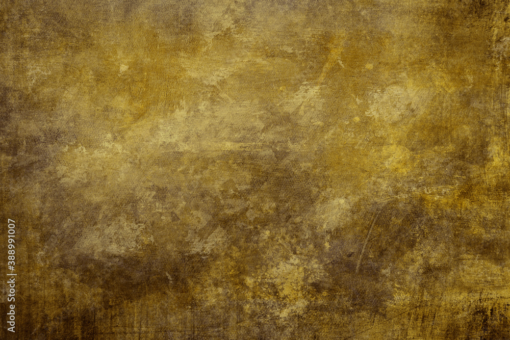 Abstract golden painting background Abstract golden painting background