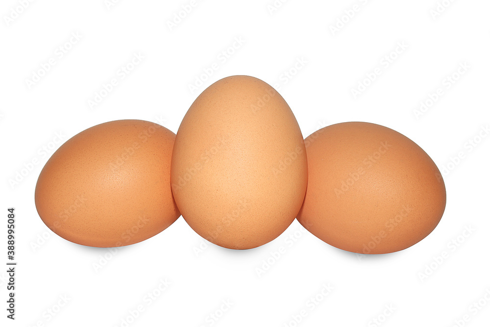 Eggs Isolated on White Background, With clipping path. Eggs Isolated on White Background, With clipping path.