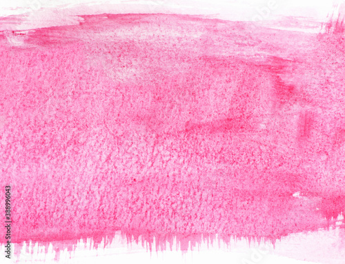 Pink watercolor painting wi...