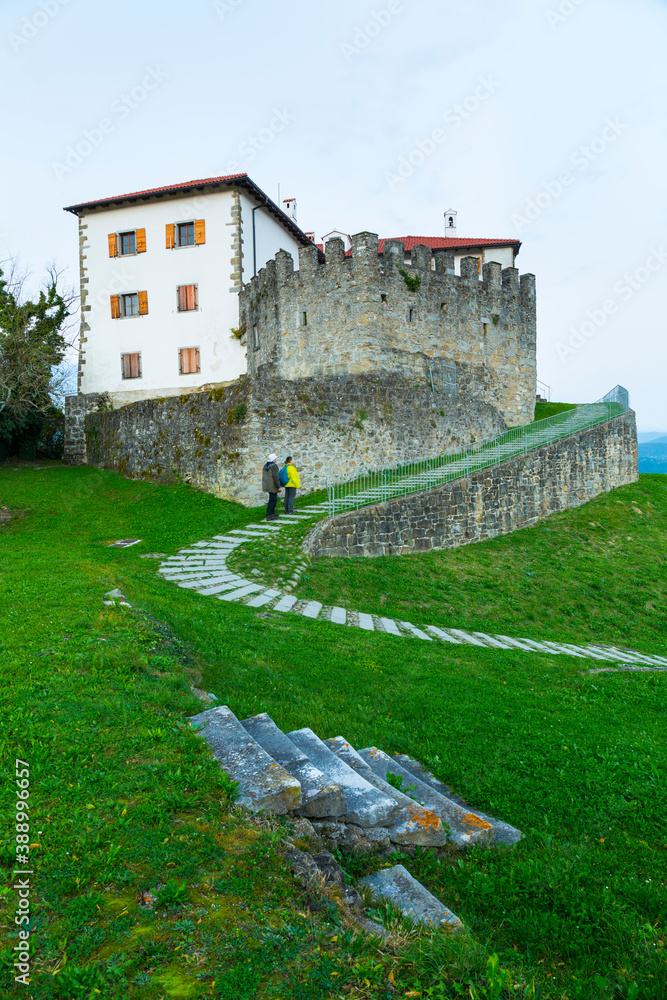 Prem castle, Prem village, Ilirska Bistrica, Green Karst, Slovenia, Europe Prem castle, Prem village, Ilirska Bistrica, Green Karst, Slovenia, Europe