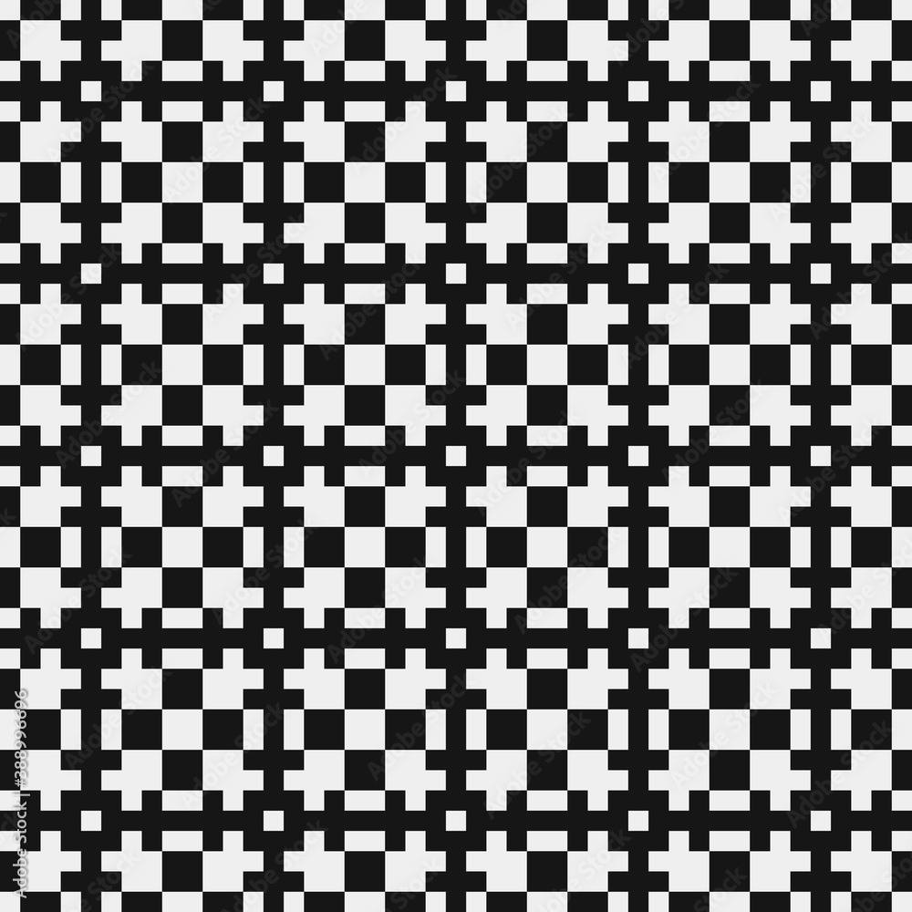 Abstract Cross Pattern Dots Logo generative computational art illustration