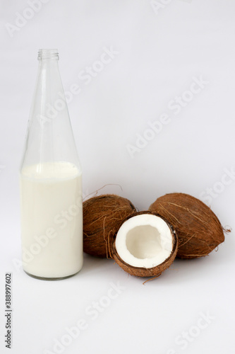 coconut milk and coconuts