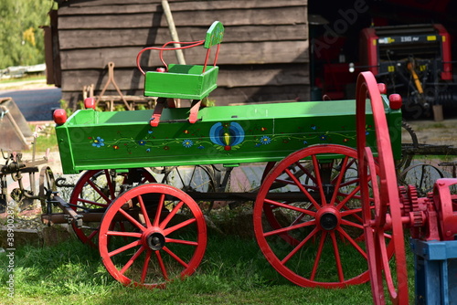 Traditional Kashubian carriage, Poland.
