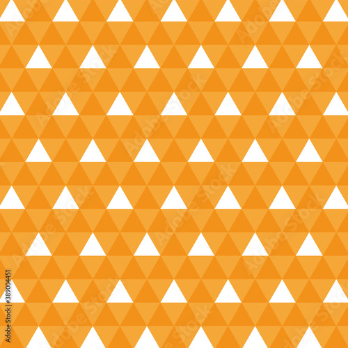 三角模様 オレンジ 鱗