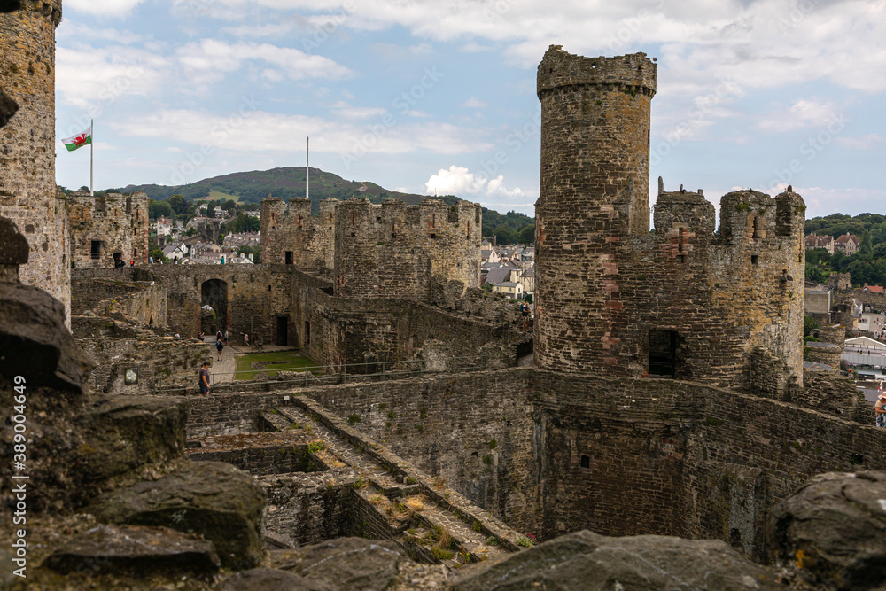 The magnificent medieval fortress still towers over town after 700 years - Conwy Castle