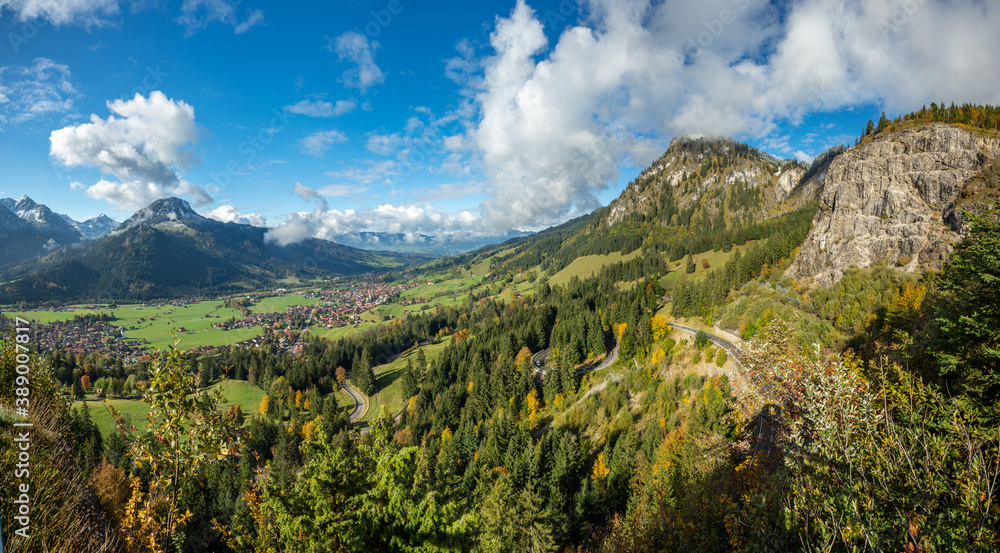 Allgäu im sonnigen Herbst, Bad Hindelang Allgäu im sonnigen Herbst, Bad Hindelang