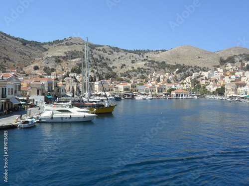 Sailing between the greek islands of Samos, Patmos, Lipsi, Leros, Kalymnos, Kos, Symi and Rhodes in Greece's Mediterranean Sea © ChrisOvergaard