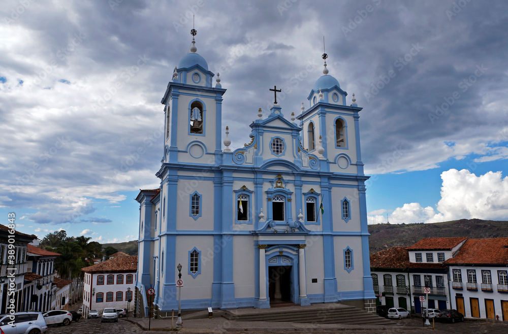 St. Anthony Cathedral, Diamantina, Minas Gerais, Brazil 