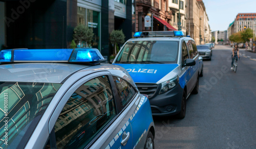Polizeifahrzeuge in Berlin