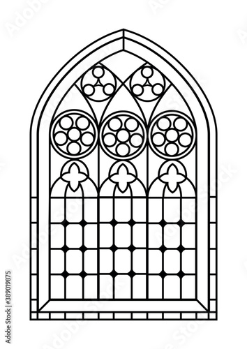 Stained glass window activity page