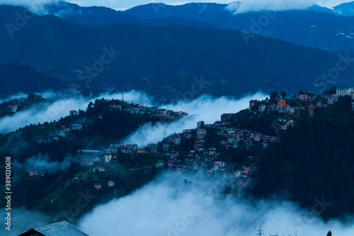 Various views of Shimla in monsoon