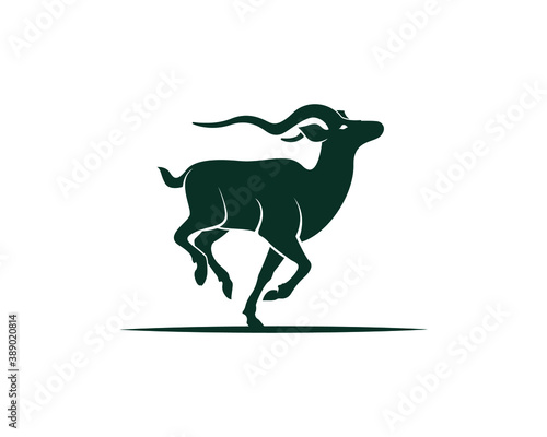 Deer logo vector