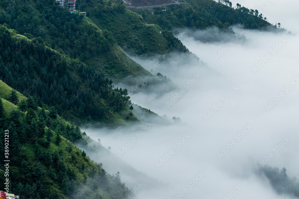 Various views of Shimla in monsoon