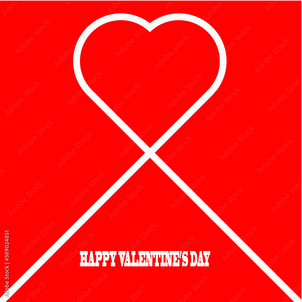 Valentines Day Flyer . Brochure with swirl heart